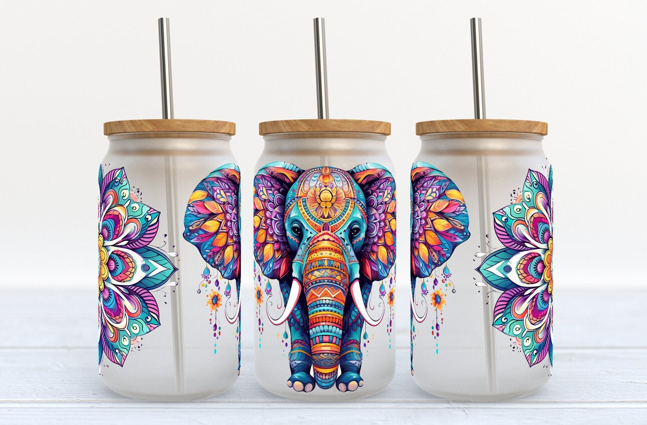 Elephant mandala