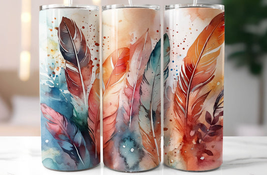 Feather tumbler